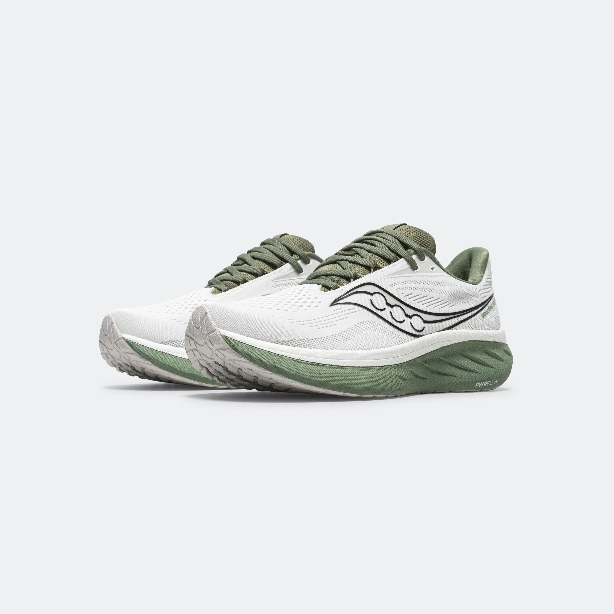 Mens Ride 18 - White/Olivine Shady Run Foot Hug