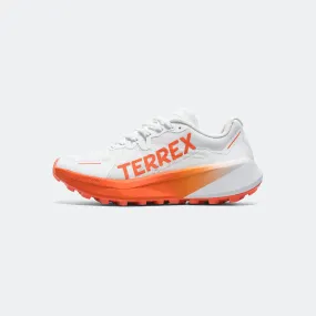 Full Support Mens Terrex Agravic 3 - Cloud White/Semi Impact Orange-Dash Grey