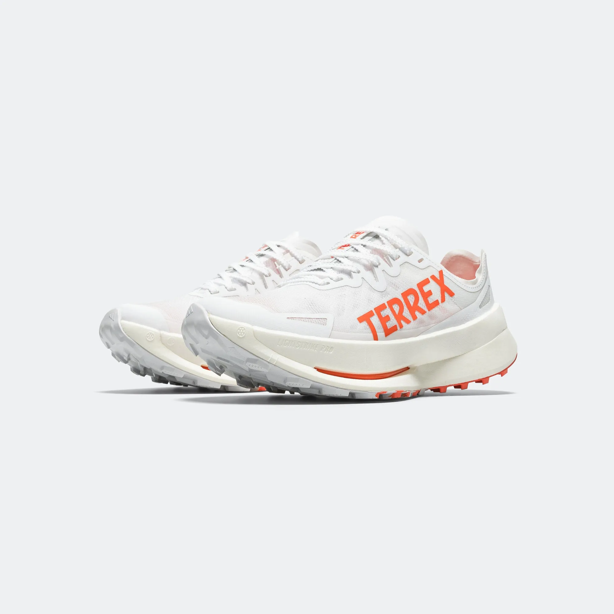 Drill Hike Mens Terrex Agravic Speed Ultra - Cloud White/Impact Orange-Dash Grey