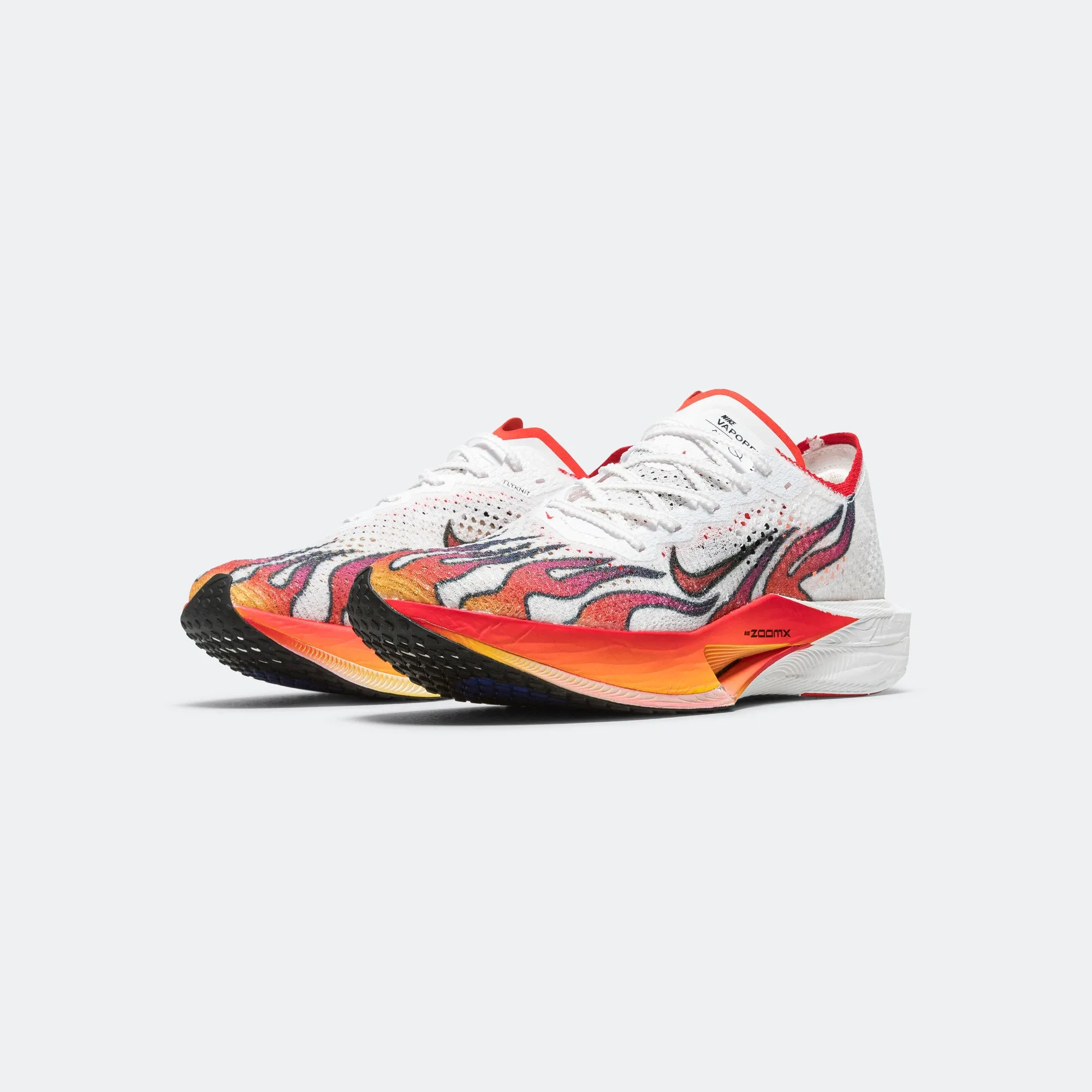 Mens ZoomX Vaporfly Next% 3 'Ekiden' - White/Habanero Flames Comfort Upper Material Youth Vibe