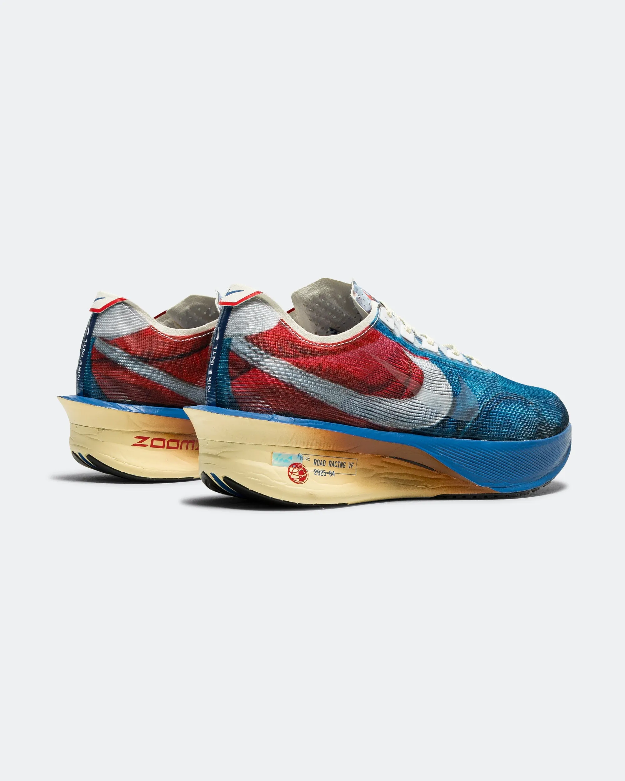 Mens ZoomX Vaporfly Next% 4 PRM - Multi Colour/Clear-Mountain Blue-Fire Red play time Outdoor Walk