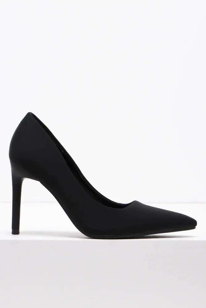 Heel Court Shoe Black Dressy Sandals Must Pick