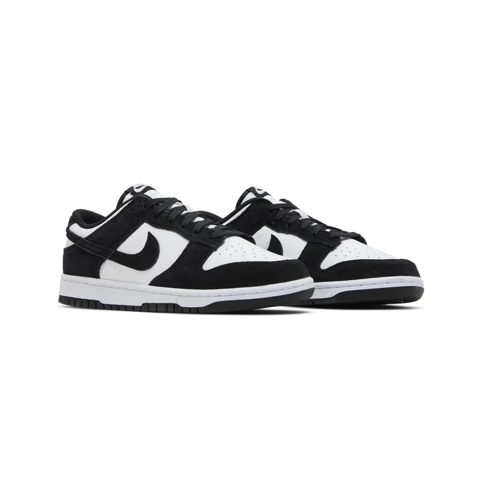Nike Dunk Low Retro SE 'Suede Panda' (2024) Moisture Wicking Lining Reinforced Eyelet Durability