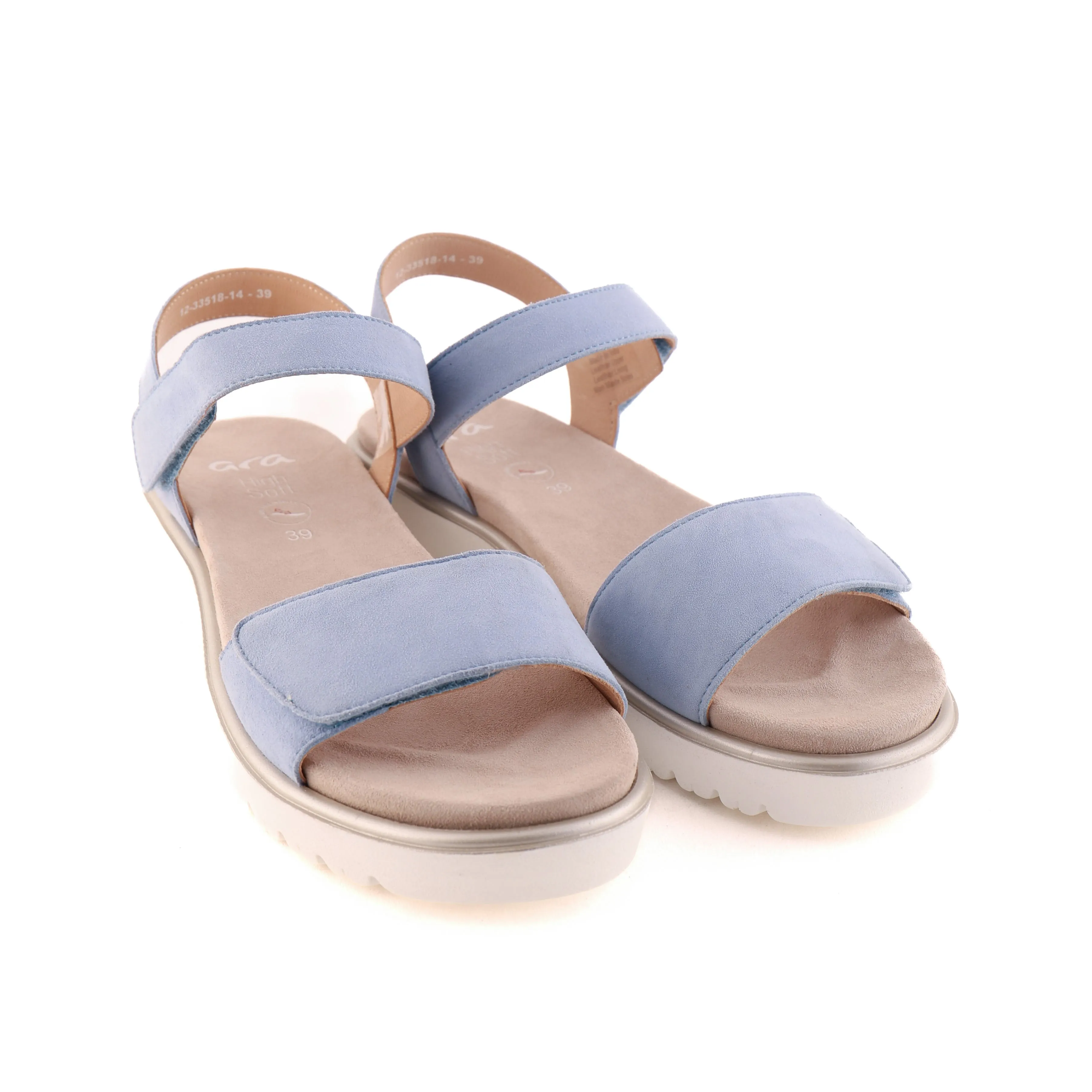 33518 Light Blue Suede Soft Mesh Modern Glow