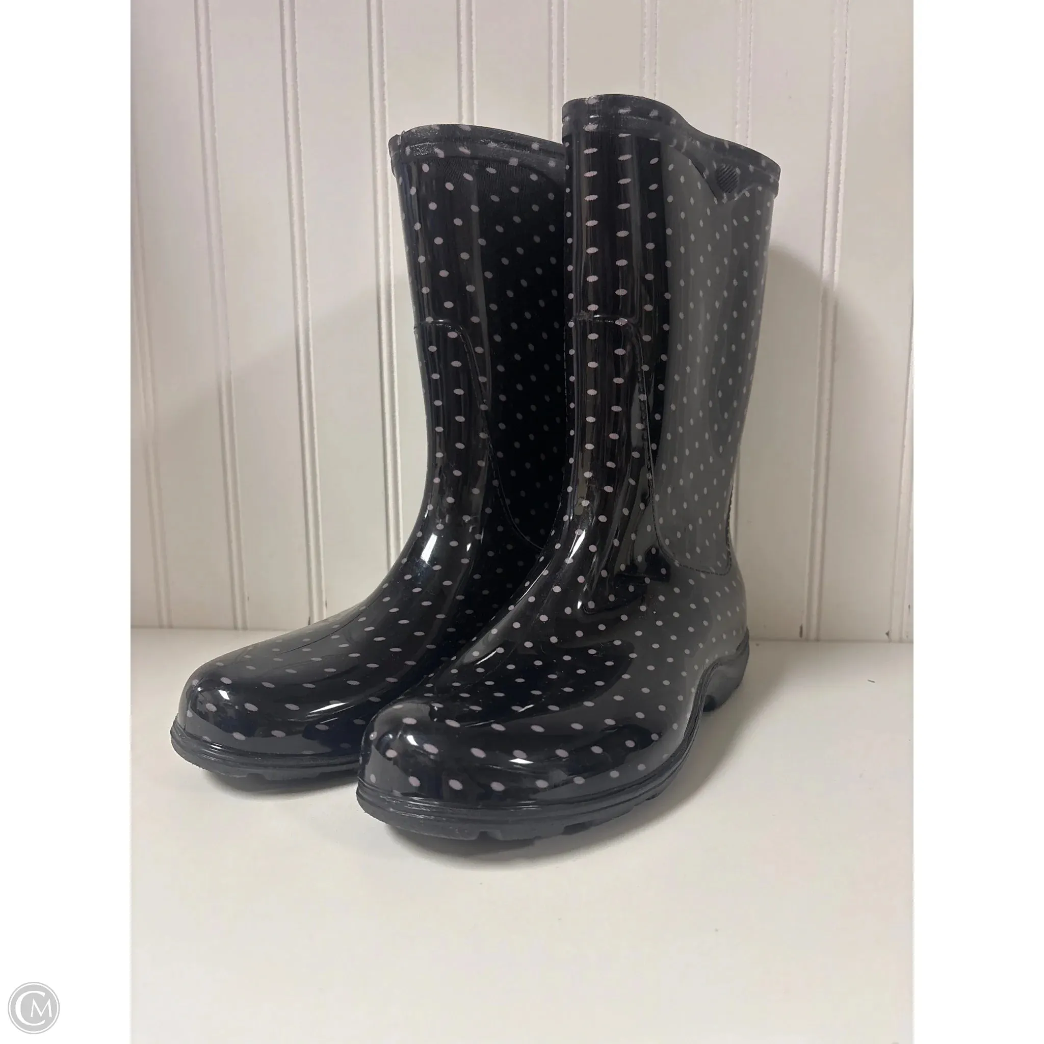 Wave Step Cruise Ready Boots Rain By Clothes Mentor In Black, Size: 7