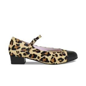 City Edge Padded Touch Nancy: Luxe Leopard & Black Leather