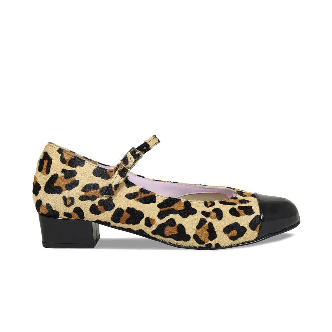 City Edge Padded Touch Nancy: Luxe Leopard & Black Leather