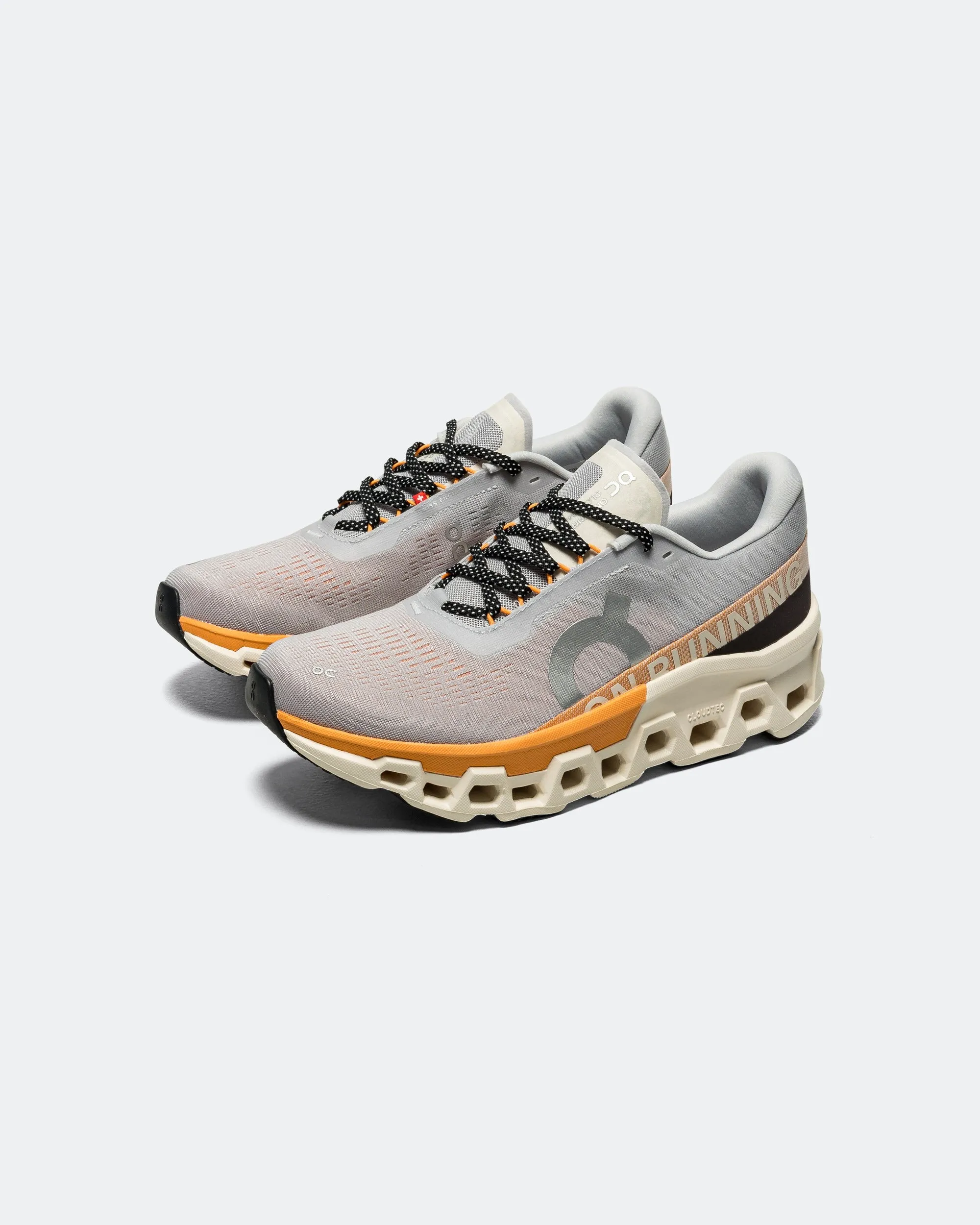 Mens Cloudmonster 2 - Glacier/Tangerine Urban Classic Natural Feel