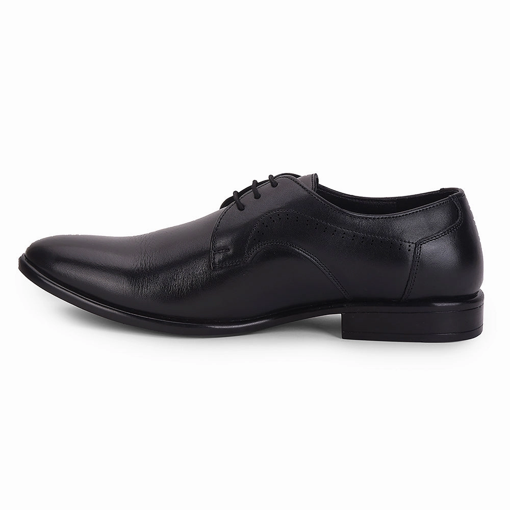 Comfort Straps Sleek Slim Profile Healers Black Formal Lacing Derby Shoes For Men SCL-12 By Liberty