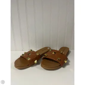 Sandals Flats By Olivia Miller In Tan, Size: 9 Drive Friendly Long Walks