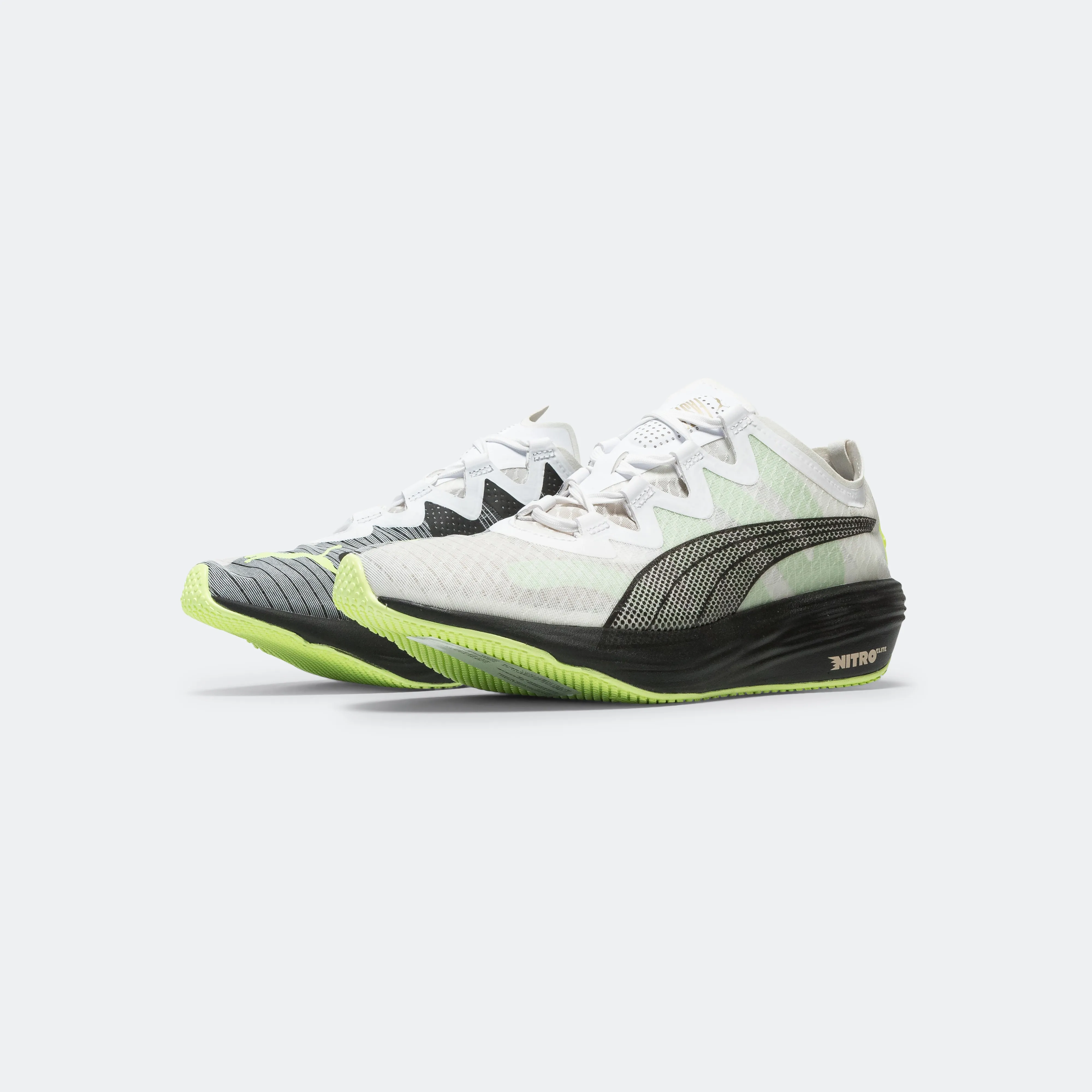 Running Inspired Mens Fast-FWD Nitro Elite 'Run 75' - White