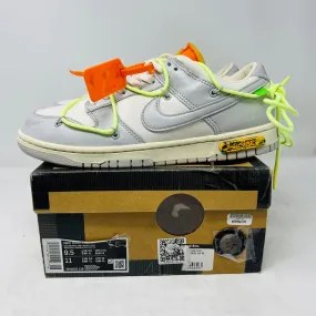 Padded Tongue Design Nike Dunk Low Off-White Lot 43