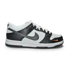 Juniors Nike Dunk Low (GS) "Black Bright Mandarin" Smooth Texture