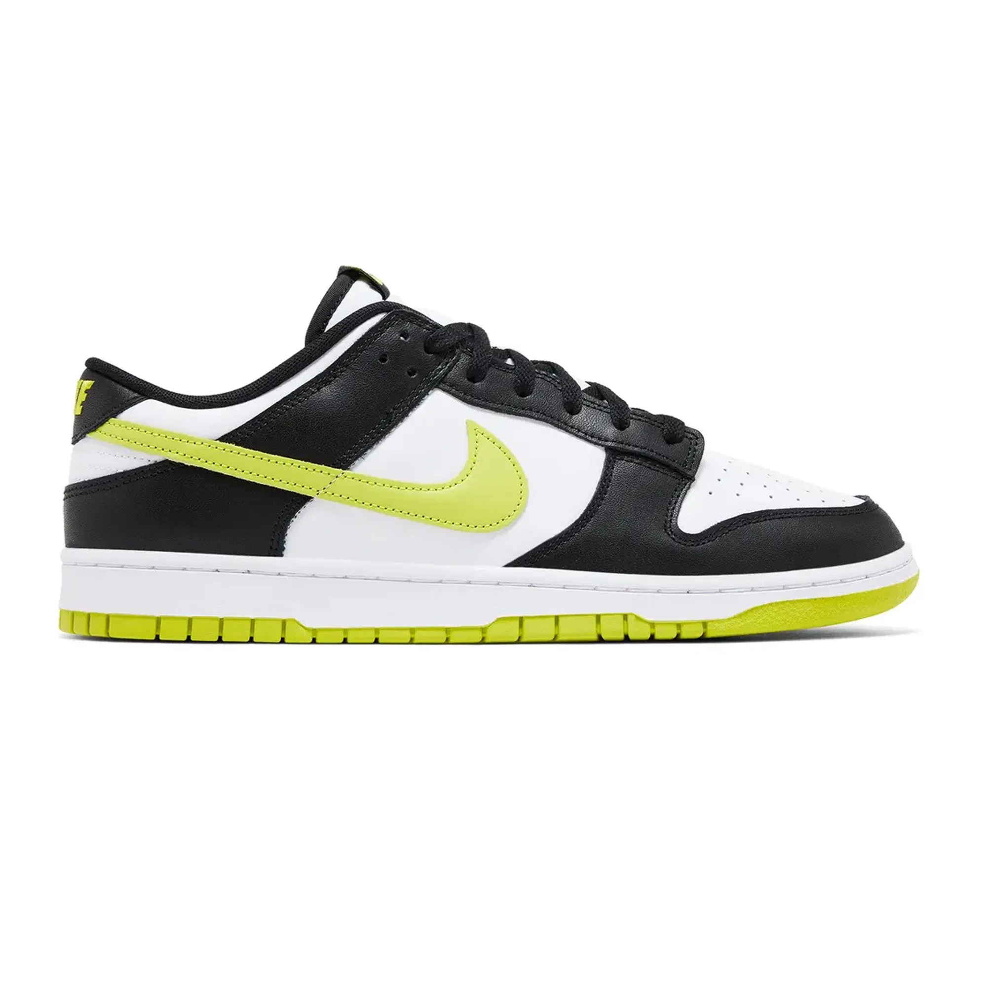 Stabilizing Shank Gusseted Tongue Design Nike Dunk Low 'Black Bright Cactus' (2024)