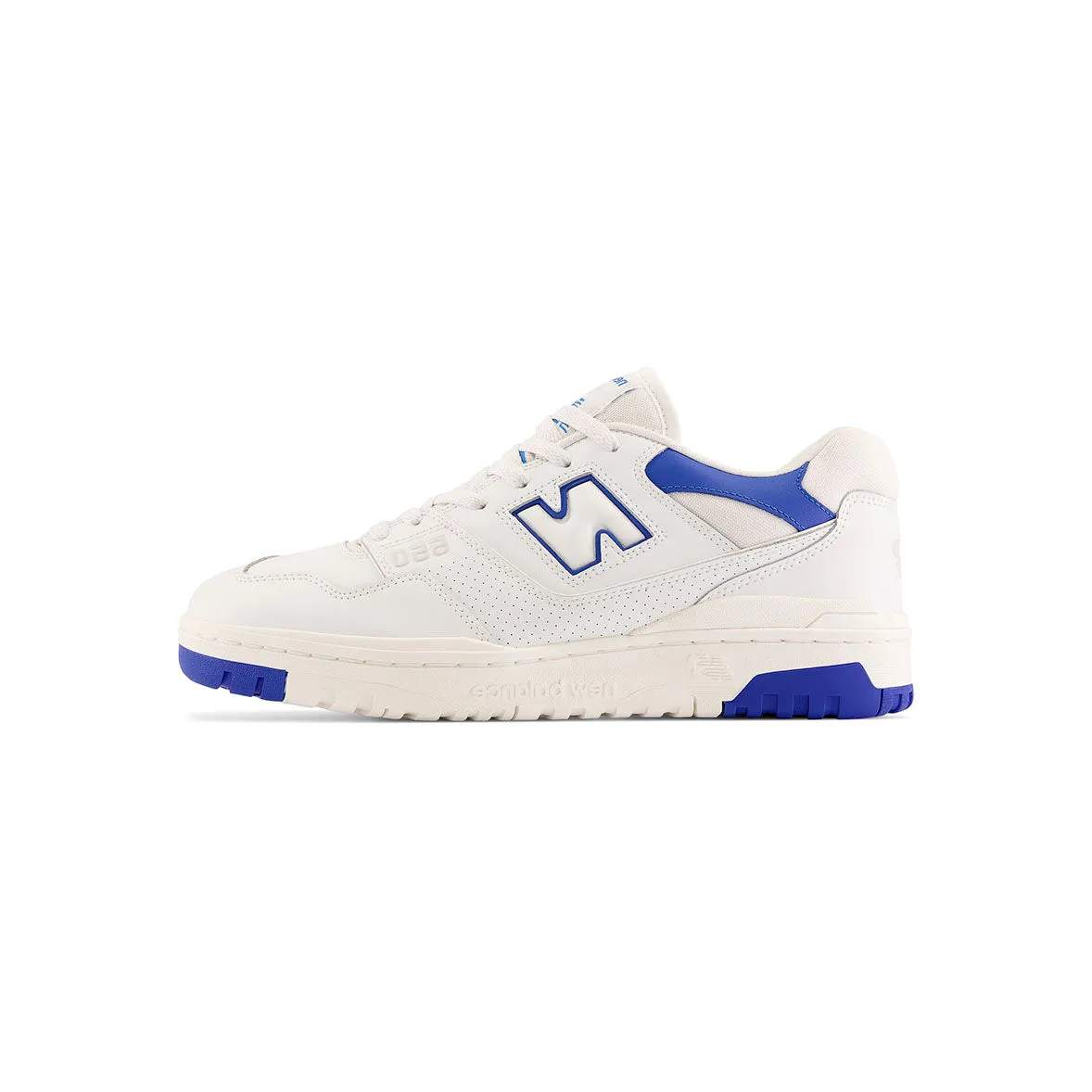 New Balance 550 White - Blue Supportive structure traction - grip shoes