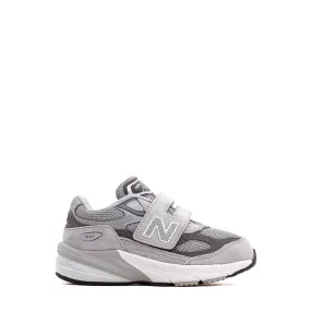 New Balance 990v6 Hook and Loop Grey Infant Core IV990GL6 Indoor Workout