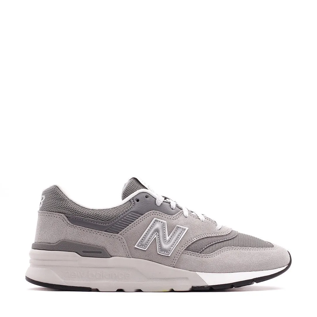 support technology rainy day running shoe state New Balance 997 Grey White Core CM997HCA