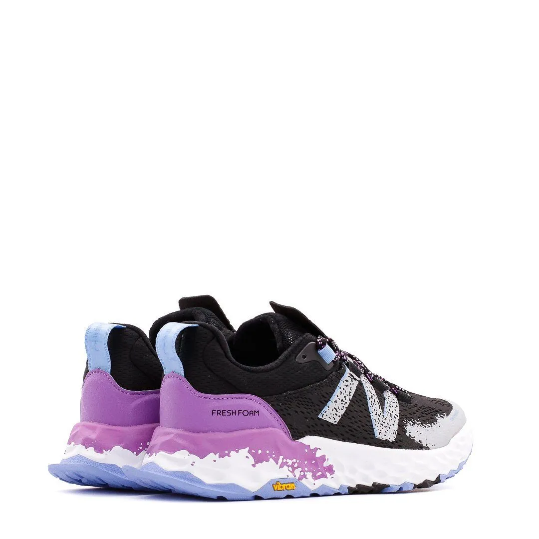 running in a coastal area Reinforced Soles New Balance Hierro v5 Fresh Foam Black Purple Women WTHIERP5