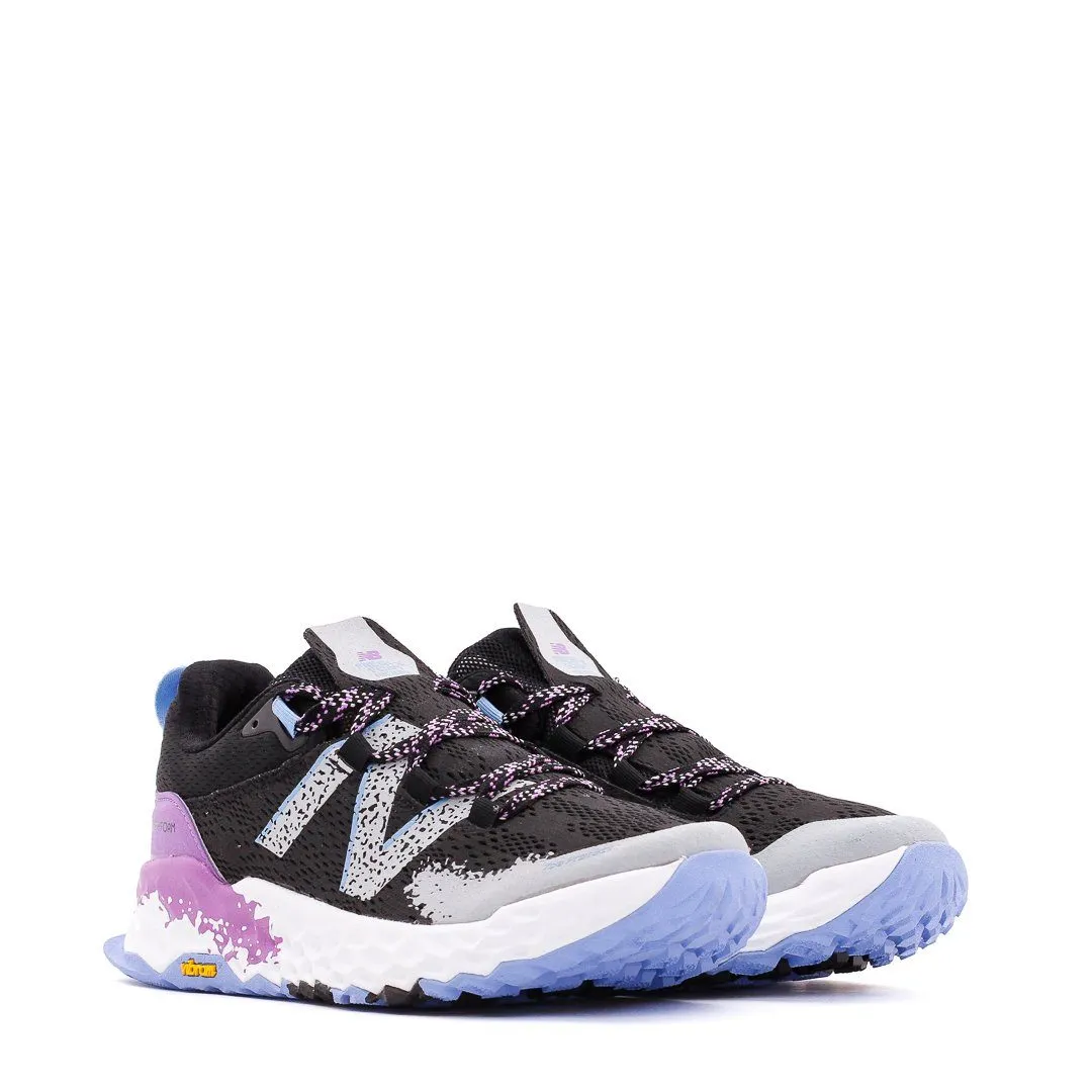 New Balance Hierro v5 Fresh Foam Black Purple Women WTHIERP5 Flex Grooves Pattern foldable