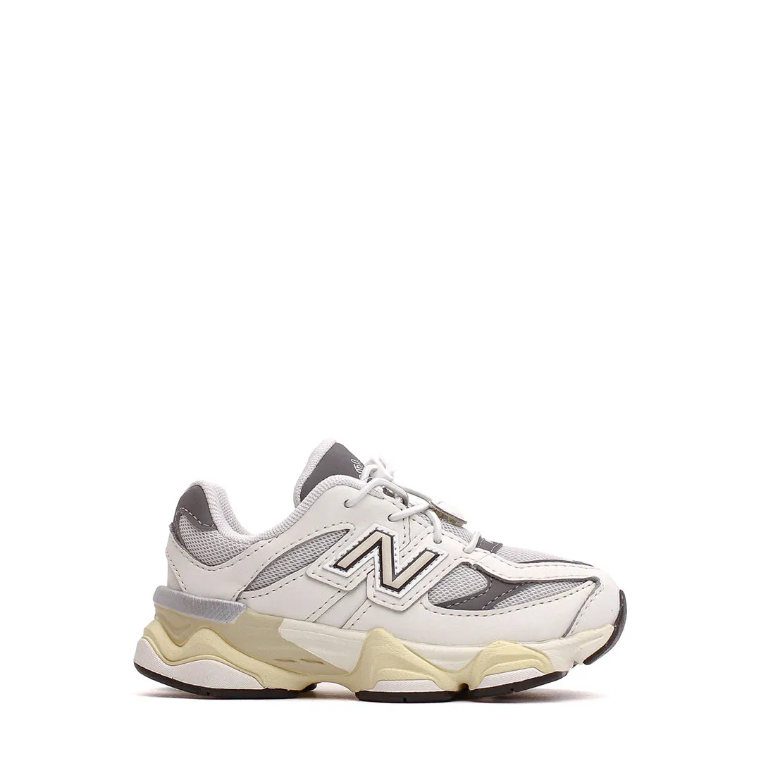 New Balance Kids 9060 Sea Salt (TD) IV9060GA Performance - fabric