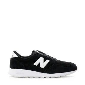 running rituals skiing shoes NEW BALANCE LIFESTYLE RE-ENGINEERED REVLITE BLACK WHITE SUEDE MRL420SN ***