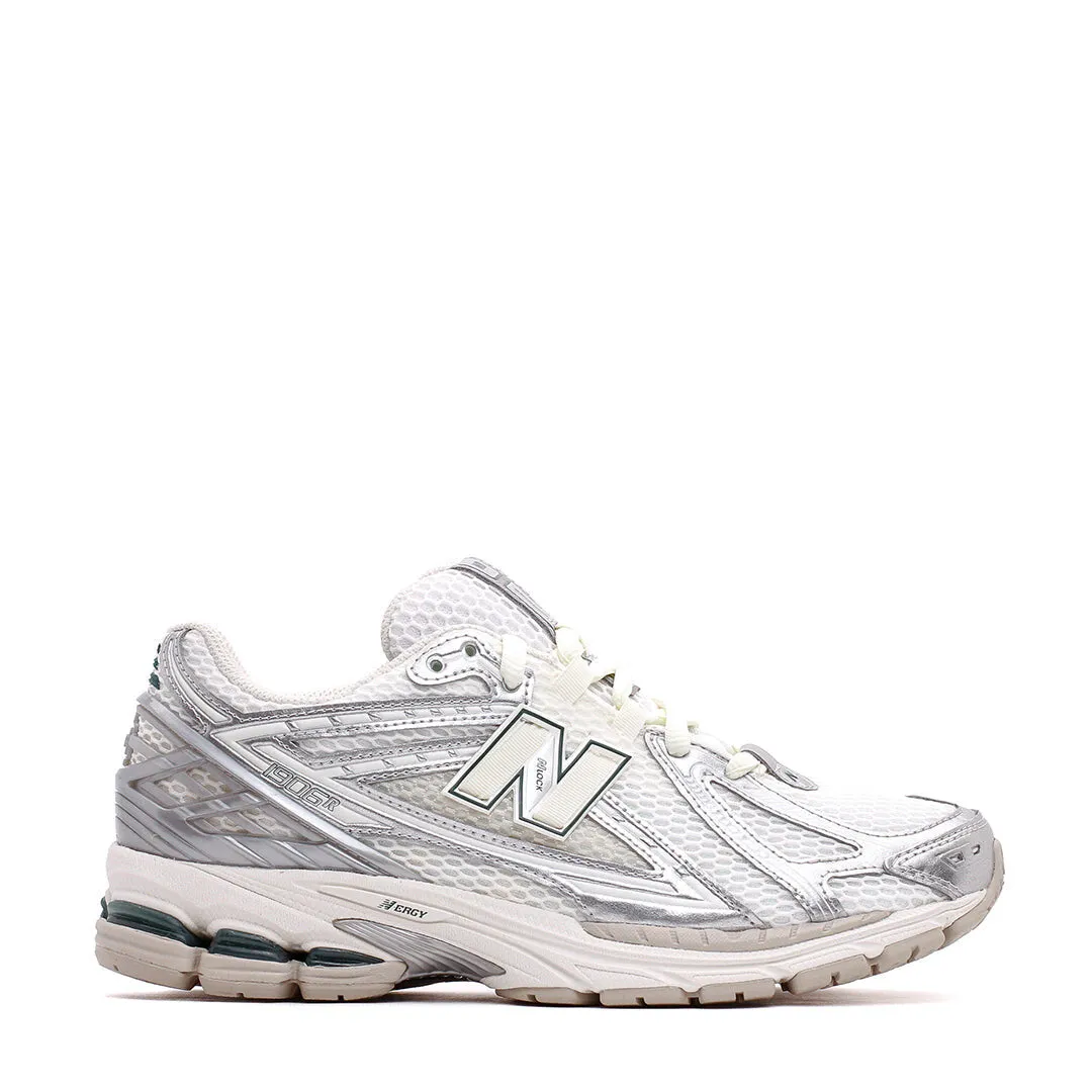 New Balance Men 1906R Silver Metallic Core M1906REE running in a historic bridge area shoes Superior Flexibility