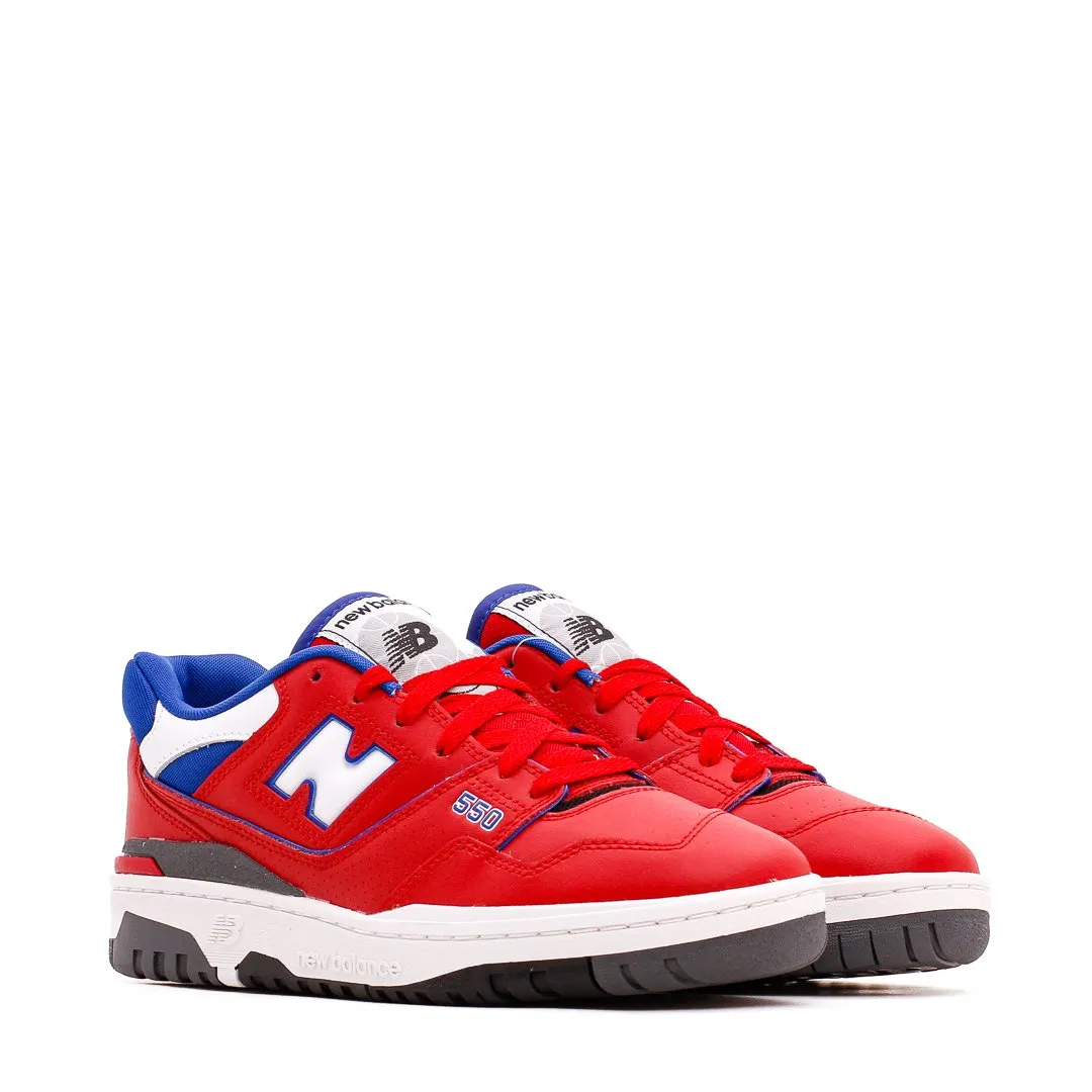 New Balance Men 550 Red Blue BB550MD1 beginner runner's shoe pick Lightweight Stability Plate