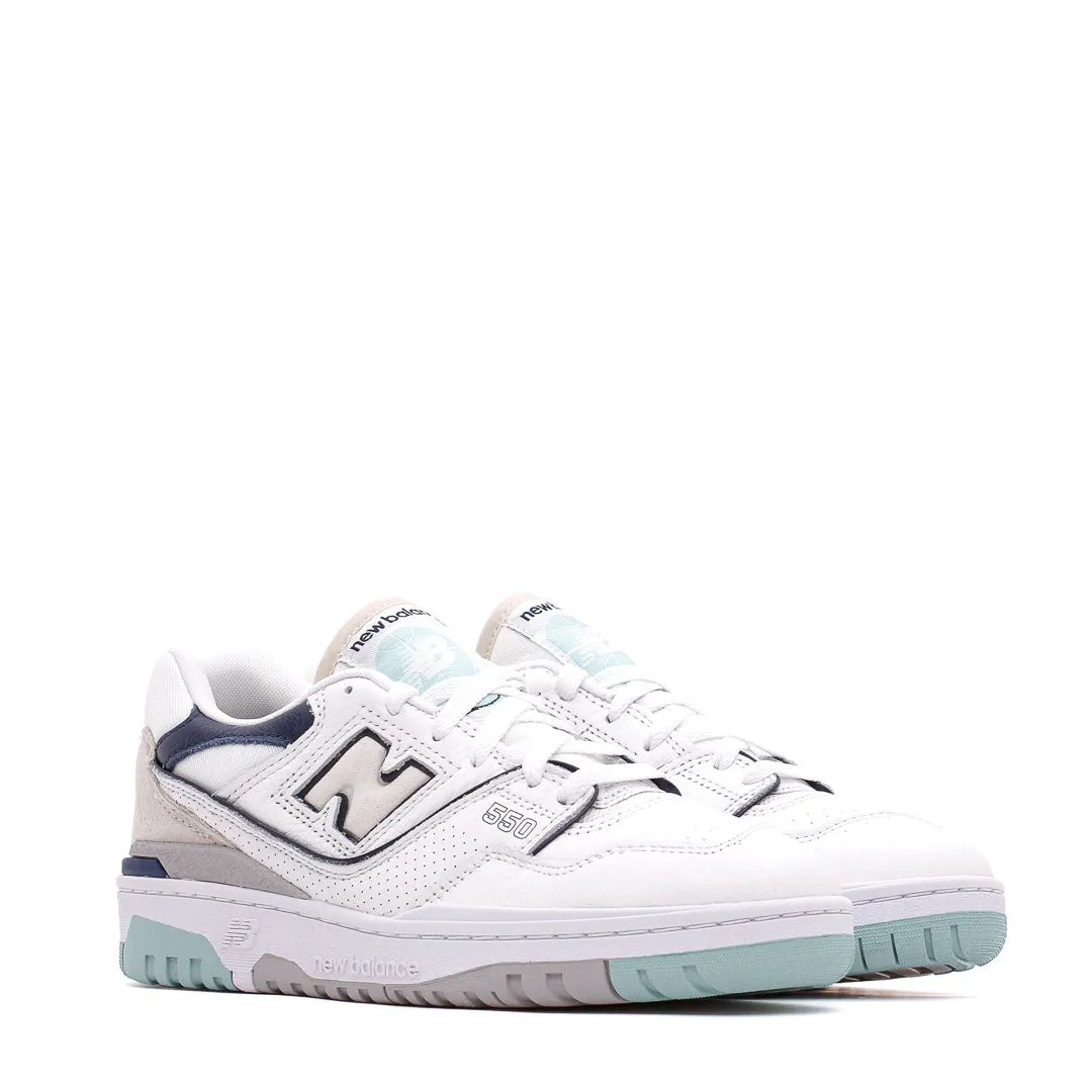 New Balance Men 550 White BB550WCA Non Marking Rubber Outsole Team Sport