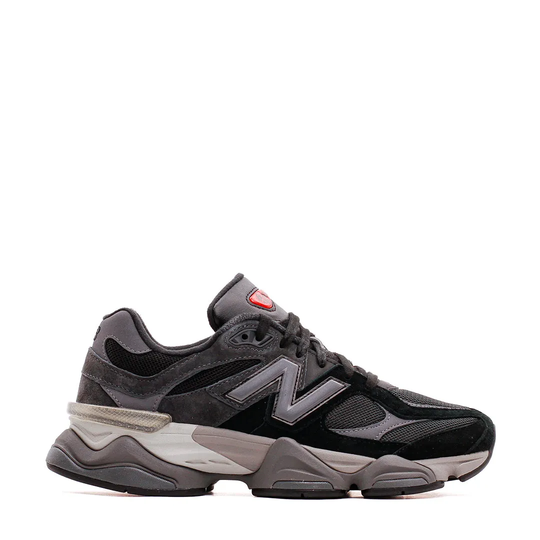 Leather - Upper elevated - heel running option New Balance Men 9060 Black Core U9060BLK