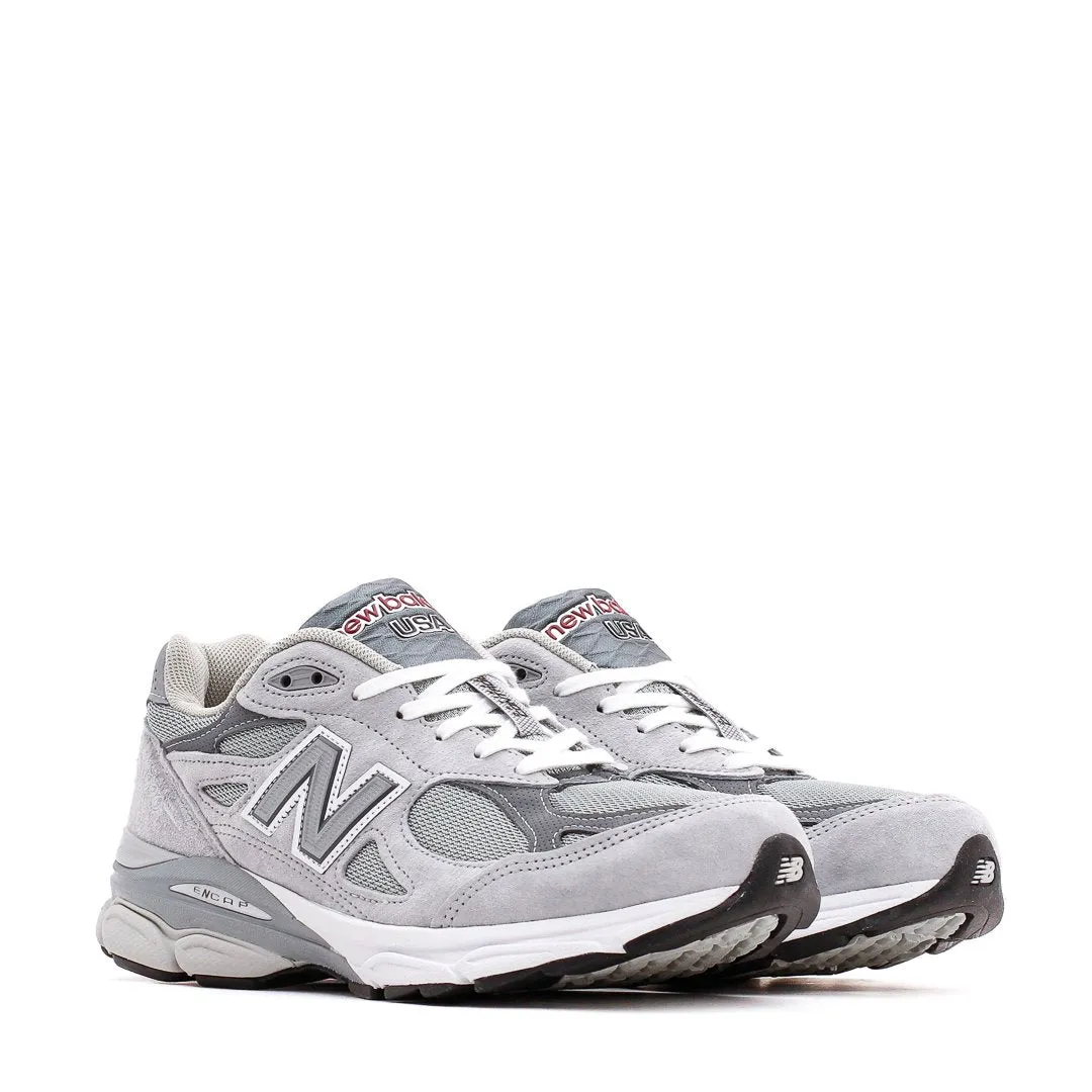 New Balance Men 990v3 Grey Made In USA M990GY3 glossy - finish - design shoes Balanced Cushion Distribution