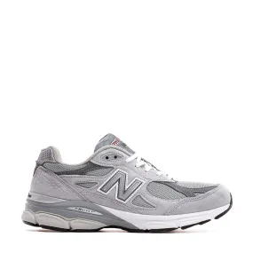 store - brand shoes heavy - duty sole shoes New Balance Men 990v3 Grey Made In USA M990GY3