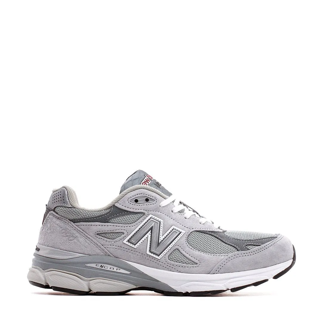 store - brand shoes heavy - duty sole shoes New Balance Men 990v3 Grey Made In USA M990GY3