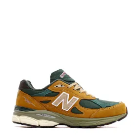 fair play New Balance Men 990v3 Tan Green Made In USA M990WG3