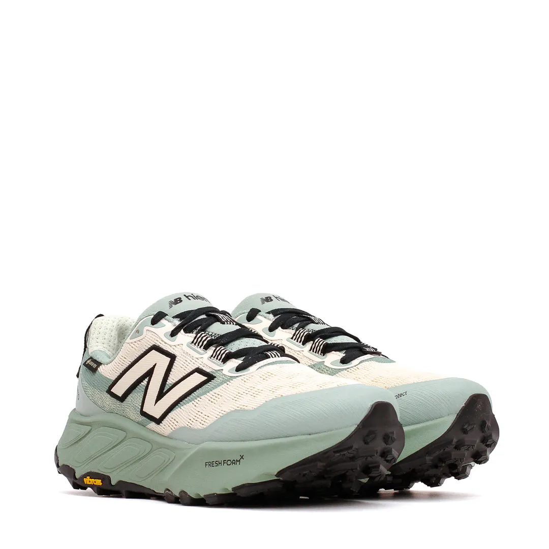 New Balance Men Fresh Foam X Hierro v9 GORE-TEX Mosaic Green MTHIGLA9 running convenience running in a stone bridge area shoes