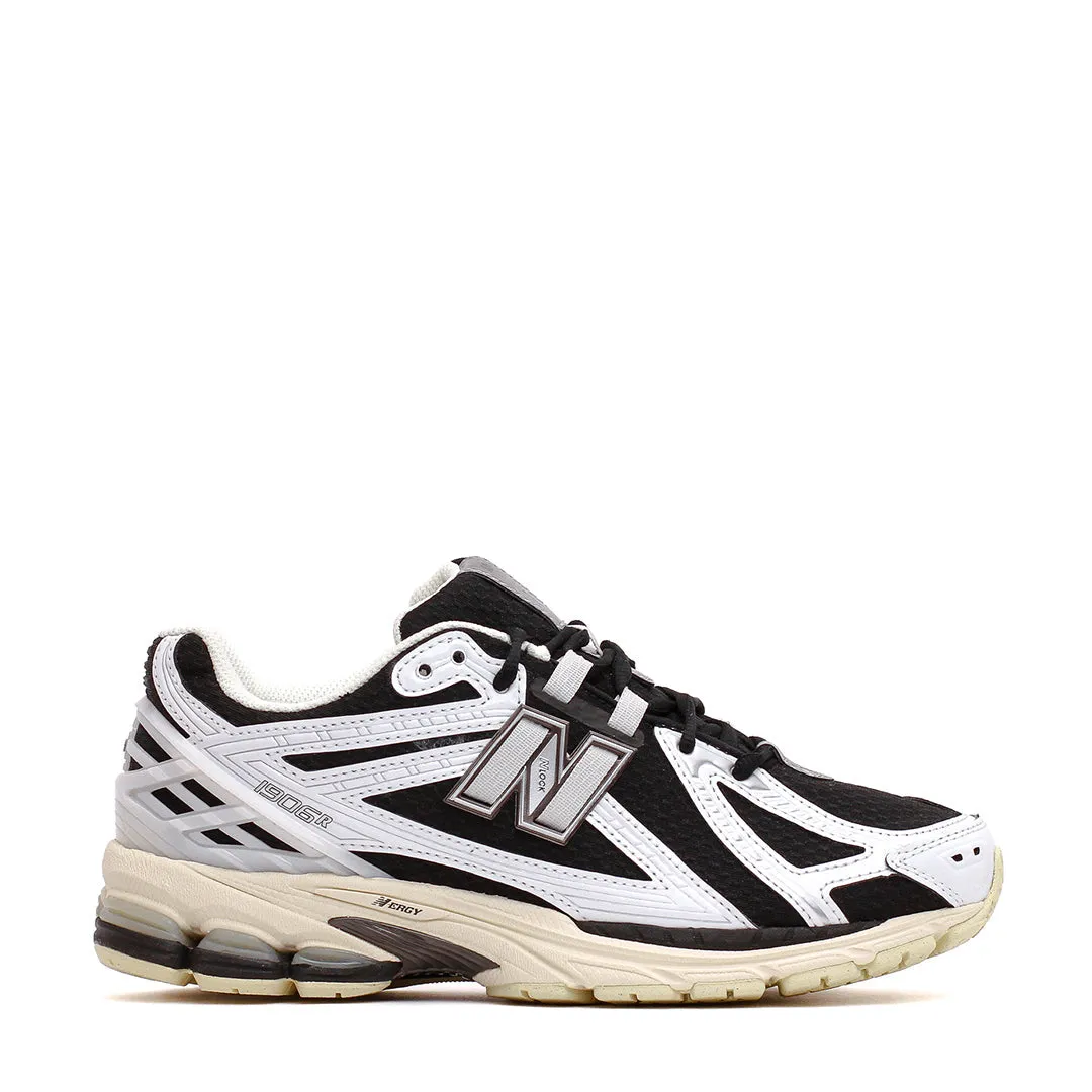synthetic - leather - upper shoes Cushioned Sole New Balance Unisex 1906R White Black Metallic U1906RCI