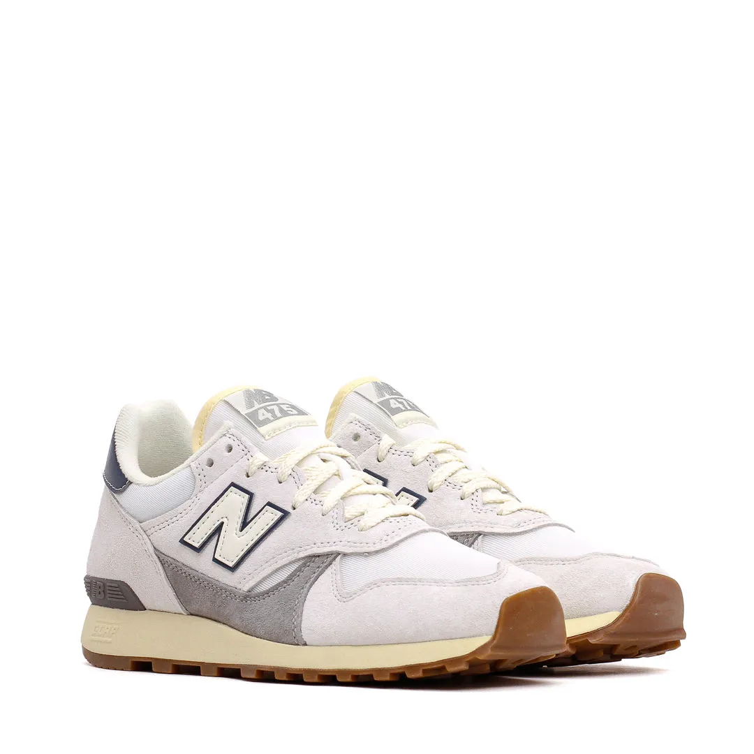 running on a clay track shoes Ventilated Airflow New Balance Unisex 475 Reflection White U475FC