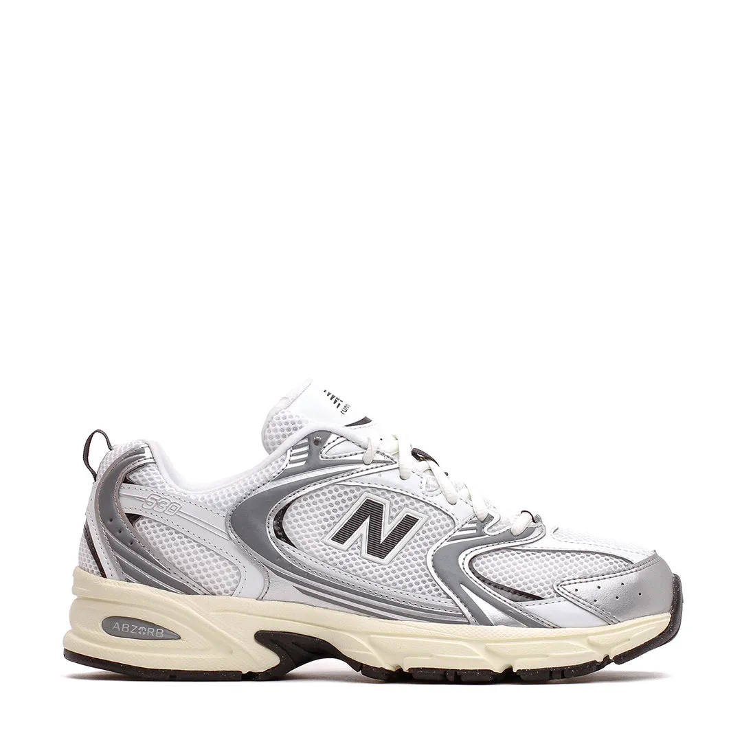 Short distance speed Hygiene Lining New Balance Unisex 530 Silver Metallic Black Cement U530ESA