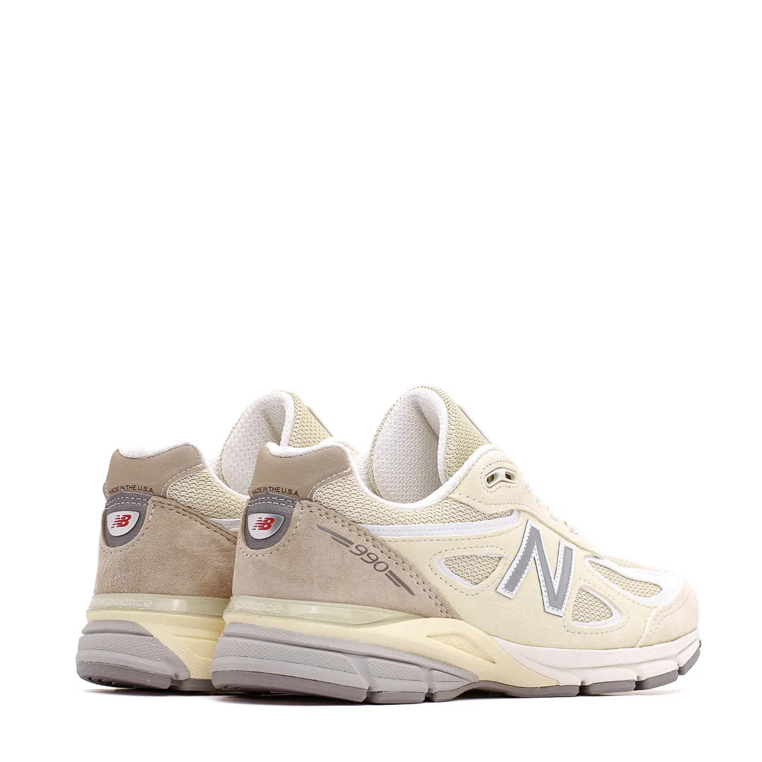 New Balance Unisex 990v4 Limestone Made In USA U990TE4 value - brand shoes Anti - slip sole