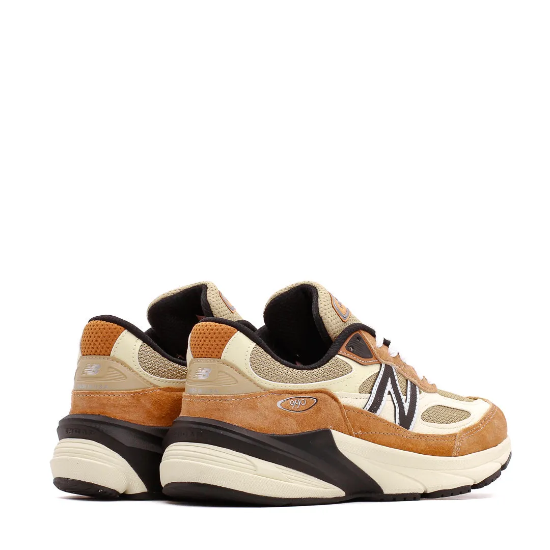 New Balance Unisex 990v6 Sepia Orange Incense Made In USA U990TO6 Hygienic Footbed