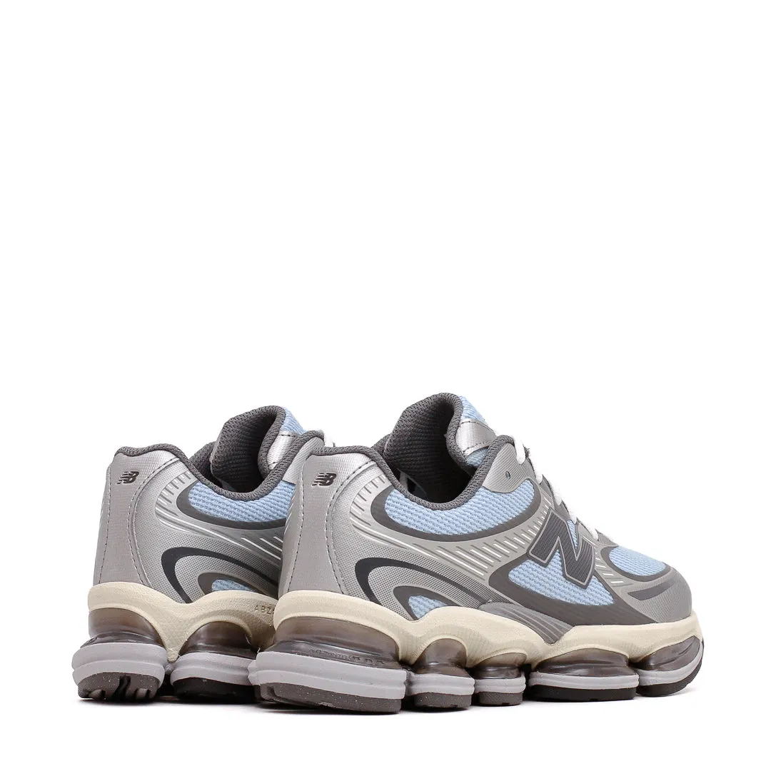 New Balance Unisex Abzorb 2000 Light Chrome Blue Silver Metallic U2000BA Outsole Pattern Solo