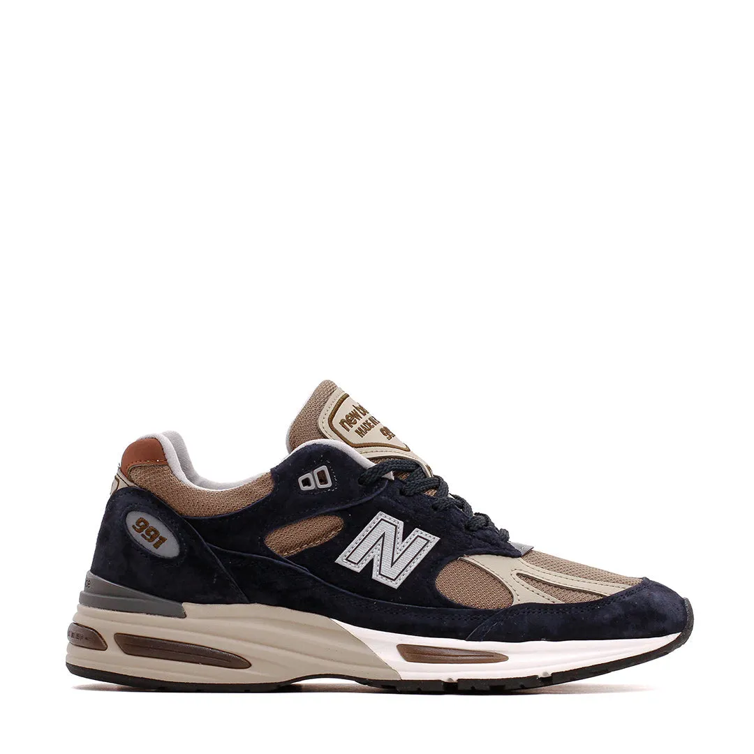 New Balance Unisex Made in UK 991v2 After Midnight U991DB2 Low Drop Platform