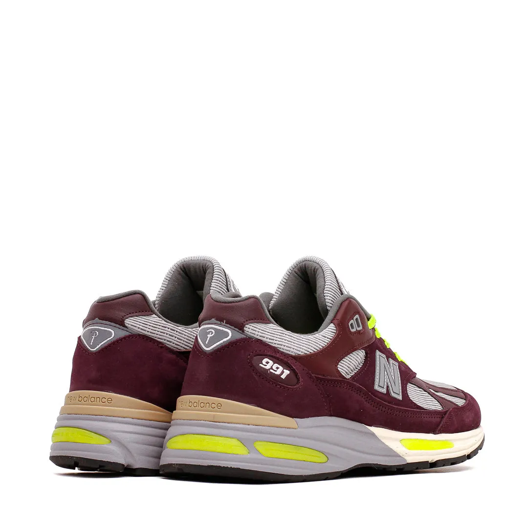 New Balance Unisex x Patta 991v2 Pickled Beet Made In UK U991PD2 Collapsed Midsole Geometry
