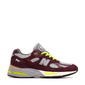 Quick Drying Inner Layer hypoallergenic running wear New Balance Unisex x Patta 991v2 Pickled Beet Made In UK U991PD2