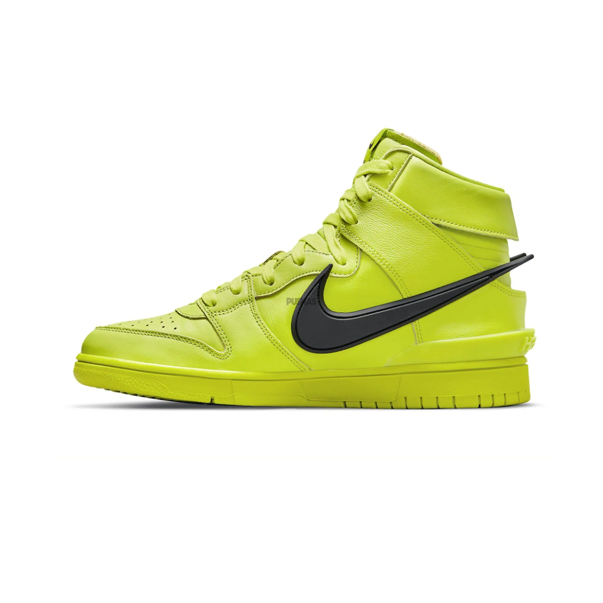 Nike Dunk High AMBUSH 'Flash Lime' (2021) Eco Friendly Foam