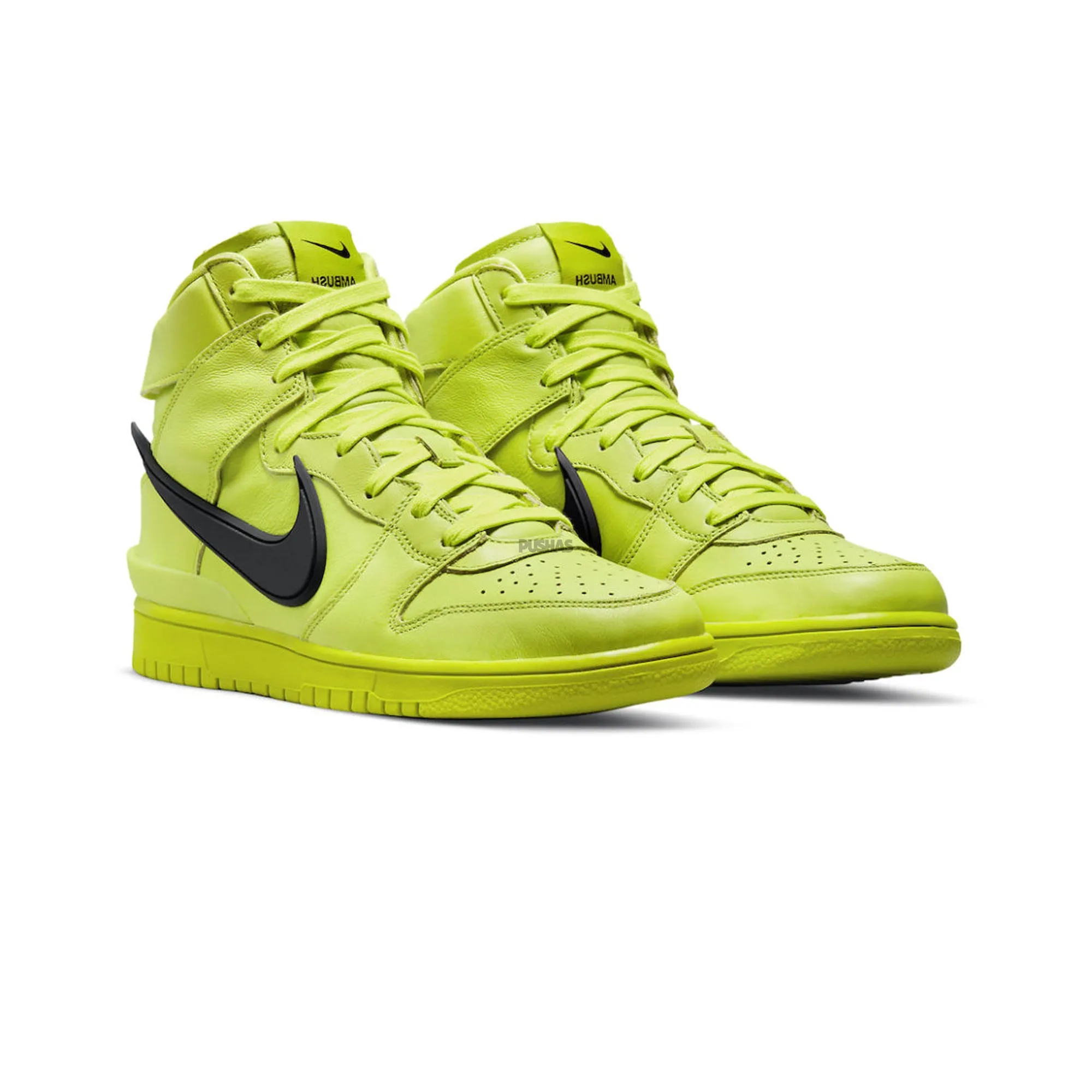 Nike Dunk High AMBUSH 'Flash Lime' (2021) Football