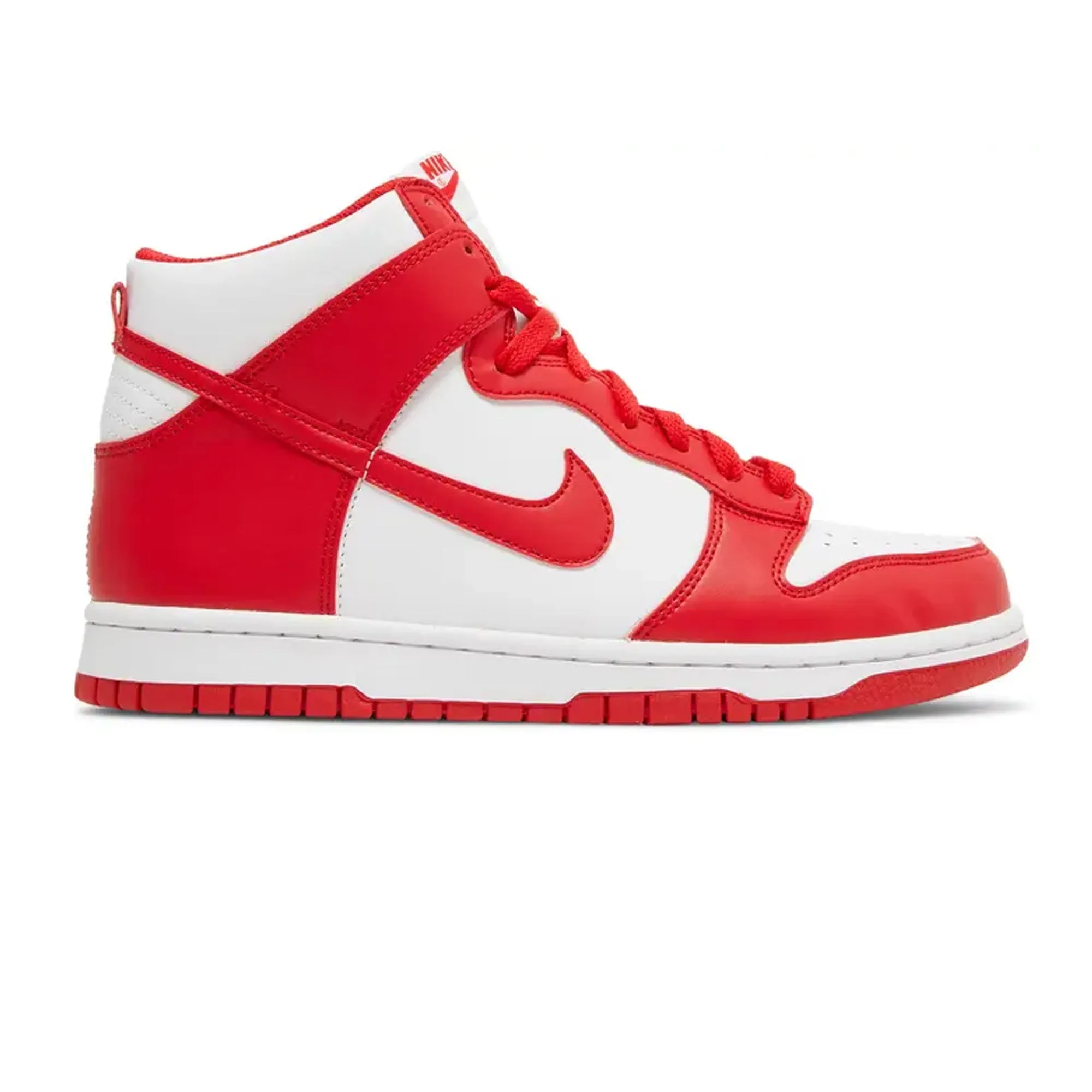 Nike Dunk High 'Championship Red' GS (2022) Adjustable Midfoot Strap Water Resistant Lining