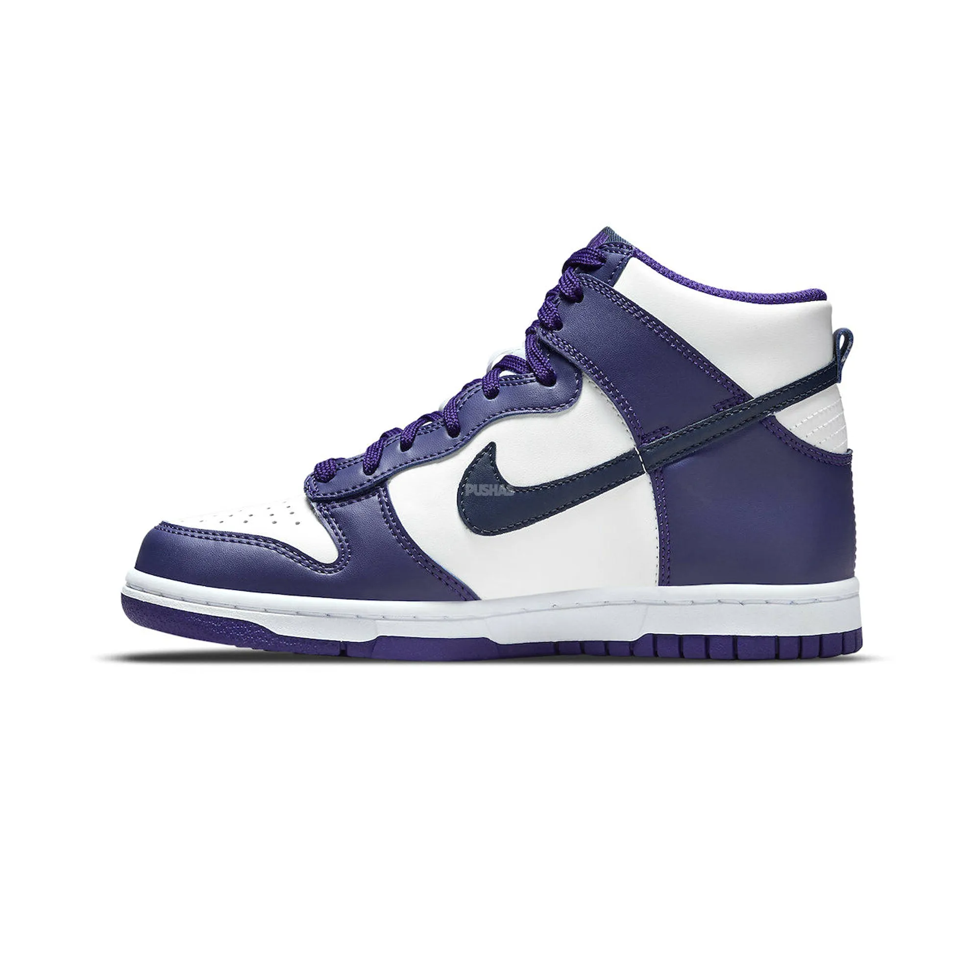 DurableMaterial Zip Design Nike Dunk High 'Electro Purple Midnight Navy' GS (2021)