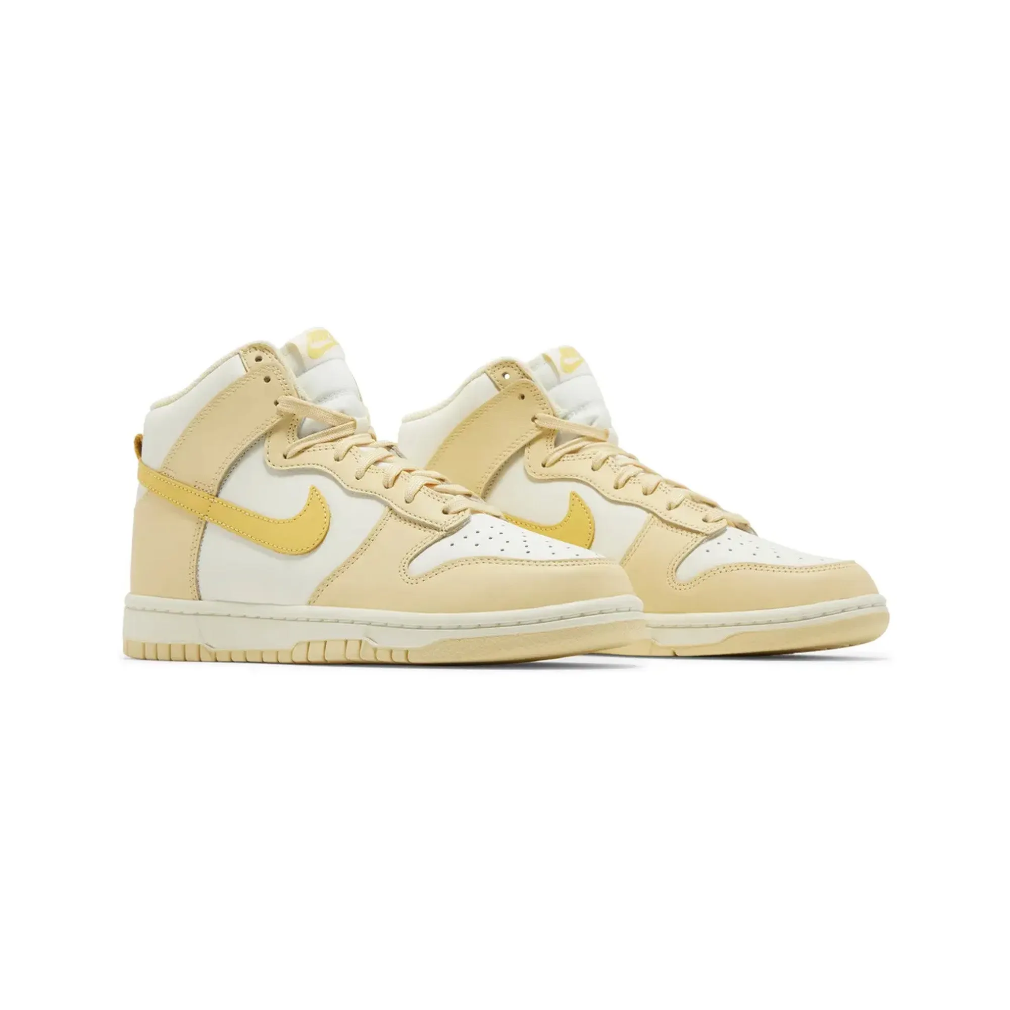 Air Circulation Impact Resistant Toe Cap Nike Dunk High 'Pale Vanilla Topaz Gold' Women's (2023)