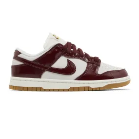 Core Runner Nike Dunk Low LX 'Dark Team Red Croc' Women's (2024)