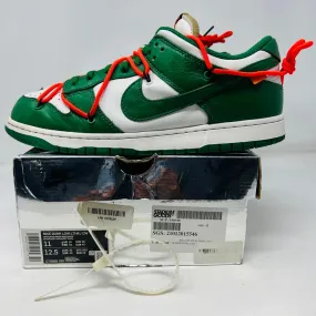 Nike Dunk Low Off-White Pine Green Shock dispersion Outdoor Use